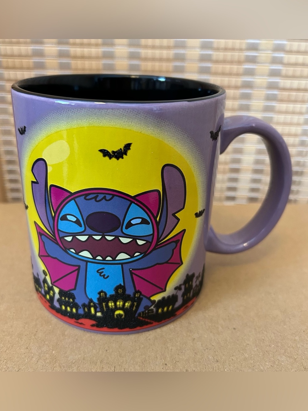 NWT Disney Halloween Stitch mug. 20 oz.